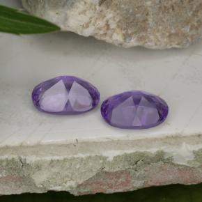Amethyst Gemstone in 7 x 5 mm (calibrated) Size for Sale, Amethyst Stone in Violet Color