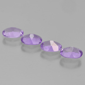 Amethyst Gemstone in 7 x 5 mm Size for Sale, Amethyst Stone in Violet Color
