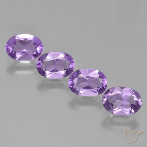 2.82ctw Natural Deep Violet Amethyst, Oval, VS