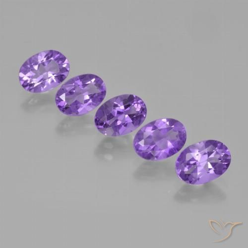3.73ctw Natural Medium Violet Amethyst, Oval, VS