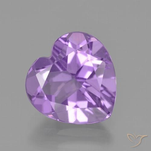 Violeta rosado Amatista Gema - 2.9ct Forma de corazón (ID: 454891)