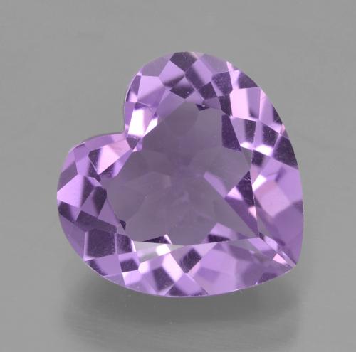 Violeta púrpura medio Amatista Gema - 2.8ct Forma de corazón (ID: 454894)