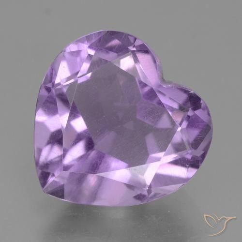 2.81ct Natural Medium Violet Amethyst, Heart, VS