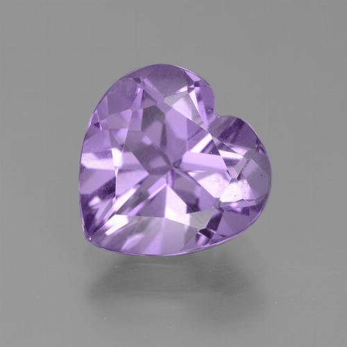 Tono violeta intenso Amatista Gema - 3ct Forma de corazón (ID: 455555)
