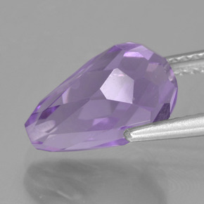 Amethyst Gemstone in 11.8 x 7.5 mm Size for Sale, Amethyst Stone in Violet Color
