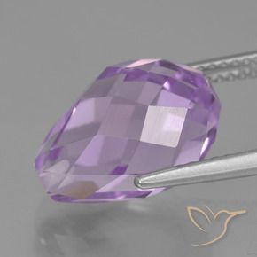 Amethyst Gemstone in 14 x 9 mm (calibrated) Size for Sale, Amethyst Stone in Light Pinkish Violet Color