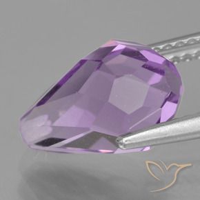 Amethyst Gemstone in 11.4 x 7.6 mm Size for Sale, Amethyst Stone in Medium Violet Color