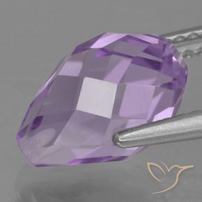 Amethyst Gemstone in 11 x 7.7 mm Size for Sale, Amethyst Stone in Medium Violet Color