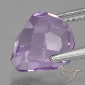 Amethyst Gemstone in 9.6 x 8.1 mm Size for Sale, Amethyst Stone in Medium Violet Color