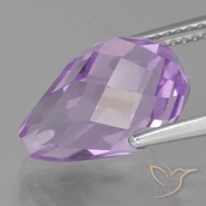 Amethyst Gemstone in 12.9 x 8 mm Size for Sale, Amethyst Stone in Iris Violet Color