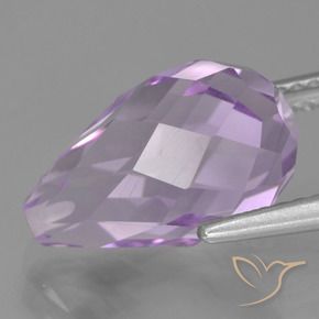 Amethyst Gemstone in 13.7 x 8.6 mm Size for Sale, Amethyst Stone in Medium Violet Color