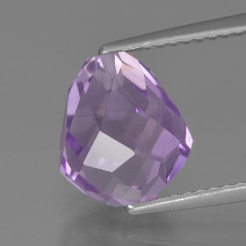 Medium Violet Amethyst Gem - 4.3ct Half-Drilled Briolette (ID: 457121)
