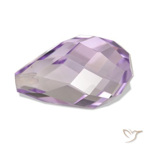 Amethyst Gemstone in 13.4 x 7.9 mm Size for Sale, Amethyst Stone in Light Violet Color