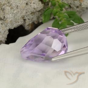 Amethyst Gemstone in 13.1 x 9.6 mm Size for Sale, Amethyst Stone in Iris Violet Color
