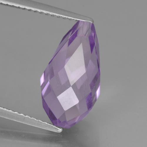 Iris Violet Аметист Камень - 6.2ct Бриолет с глухим отверстием (ID: 457164)