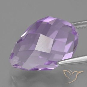 Amethyst Gemstone in 16.5 x 11 mm Size for Sale, Amethyst Stone in Medium Violet Color