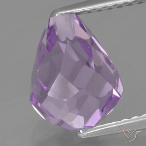 3.06ct Natural Iris Violet Amethyst, Briolette, VS