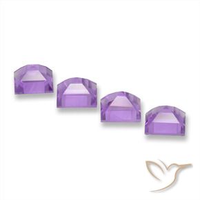 Amethyst Gemstones in 6 x 6 mm (calibrated) Size for Sale, Amethyst Stones in Pinkish Violet Color
