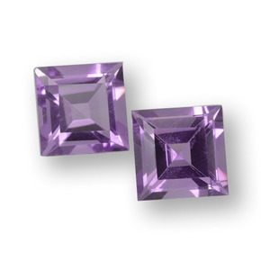 1ct Square Step-Cut Violet Amethyst Gem for sale 1ct Square Step-Cut Violet Amethyst Gem (ID: 458087)