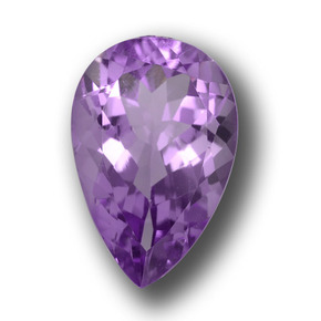 5ct Pear Facet Violet Amethyst for sale thumb image of 5ct Pear Facet Violet Amethyst (ID: 458328)