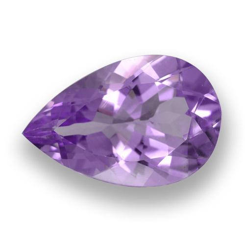 4.49 ct Pear Cut Amethyst, 14.8 x 9.7 mm From Brazil, Photo A