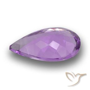 Amethyst Gemstone in 15 x 10 mm (calibrated) Size for Sale, Amethyst Stone in Medium-Dark Violet Color