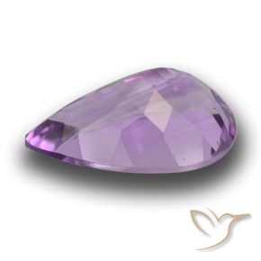 Amethyst Gemstone in 15 x 10 mm (calibrated) Size for Sale, Amethyst Stone in Medium Pinkish Violet Color
