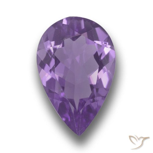 بنفسجى غامق جمشت حجر كريم - 4.3ct وجه كمثرى (ID: 458631)