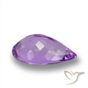 Amethyst Gemstone in 14.6 x 8.9 mm Size for Sale, Amethyst Stone in Medium Purplish Violet Color