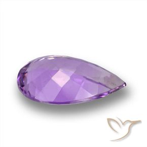 Amethyst Gemstone in 15 x 10 mm (calibrated) Size for Sale, Amethyst Stone in Deep Purplish Violet Color