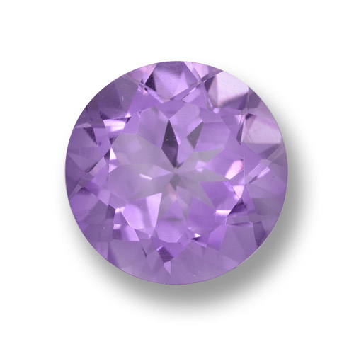 Amatista Violeta Faceta Redonda de 11,1mm de Brasil, peso de 4.17 ct, piedra preciosa natural No tratado en claridad vvs, Amatista de 1 pieza - Color: Violeta medio, dureza Mohs de 7 Adecuado para joyas de uso diario, Desbloquea Crown Chakra, Photo A