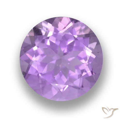 4.40ct Natural Medium Violet Amethyst, Round, VVS-VS