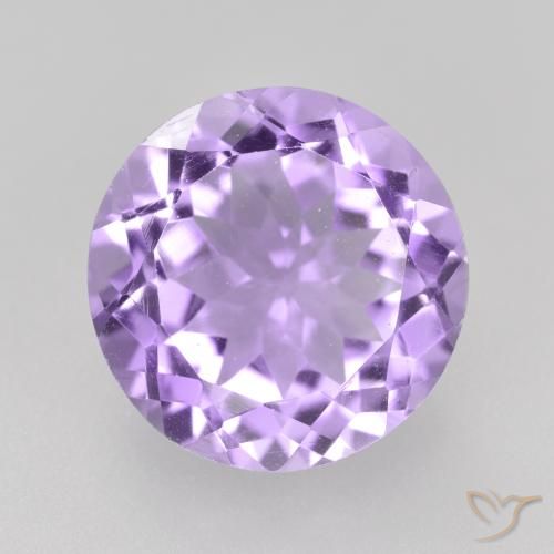 Medium Violet Amethyst Gem - 4.4ct Round Facet (ID: 459572)