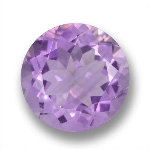 Medium Violet Ametista Gem - 5.5ct Sfaccettatura rotonda (ID: 459653)