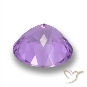Amethyst Gemstone in 11 mm (calibrated) Size for Sale, Amethyst Stone in Medium Violet Color