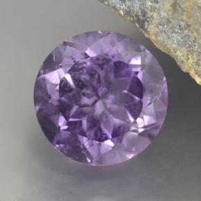 4.69 ct Violet Amethyst Gemstone, Amethyst Gem in Round Facet Shape for Sale.