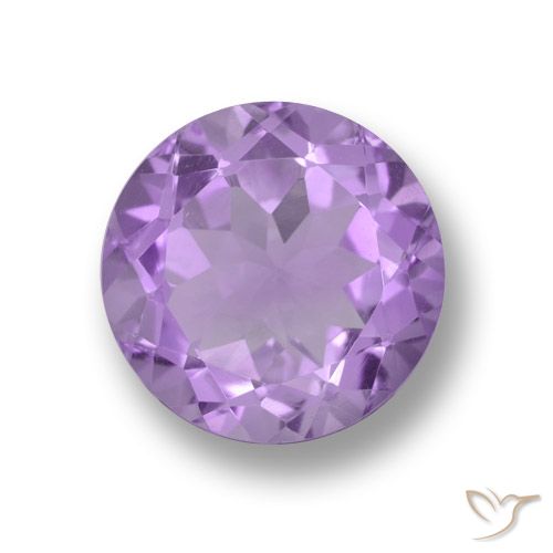3.96 ct Round Cut Amethyst, 11 mm From Brazil, Photo A