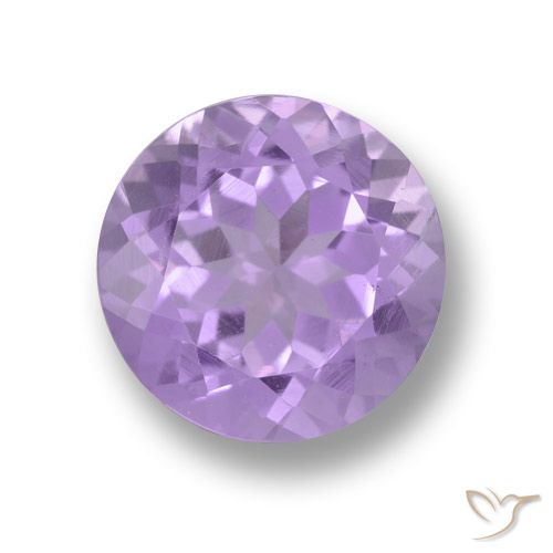 4.41ct Natural Medium Violet Pink Amethyst, Round, VVS