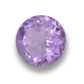 4.00 ct Violet Amethyst Stone, Natural Amethyst in Round Facet Shape for Sale