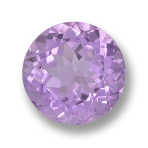 Medium Violet Аметист Камень - 8.1ct Круглая Фасетная Огранка (ID: 459733)