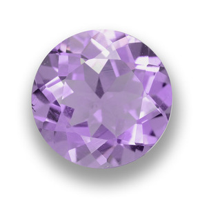 Medium Violet Amethyst Gem - 3.8ct Round Facet (ID: 459752)
