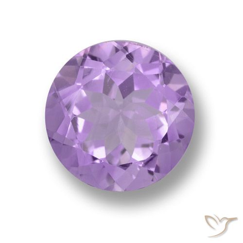 3.93ct Natural Medium Violet Amethyst, Round, VVS-VS