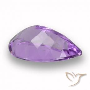 Amethyst Gemstone in 15 x 10 mm (calibrated) Size for Sale, Amethyst Stone in Medium Violet Color