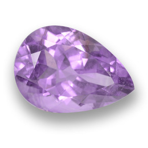 Темно-фиолетовый Аметист Камень - 3.8ct Фасетная Груша (ID: 460348)