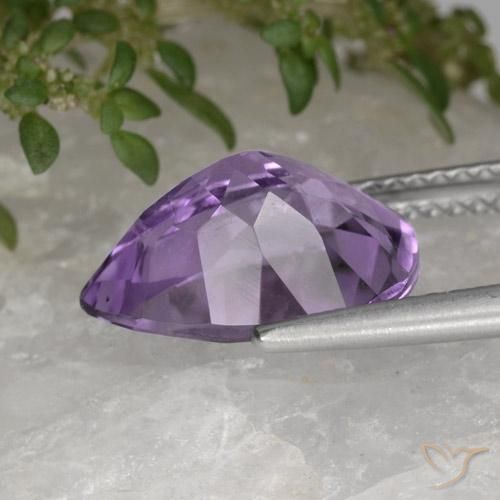 Amethyst Gemstone in 13 x 9 mm (calibrated) Size for Sale, Amethyst Stone in Medium Violet Color