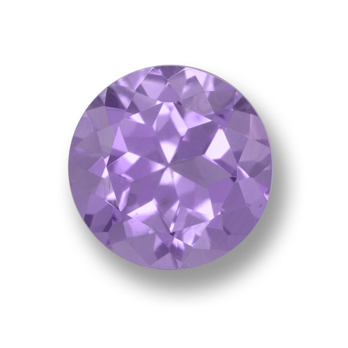 ディープバイオレット アメジスト 宝石 - 2.5ct ラウンドファセット (ID: 460592)
