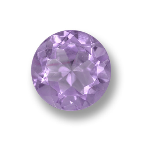 Violeta medio Amatista Gema - 2.5ct Faceta Redonda (ID: 460595)