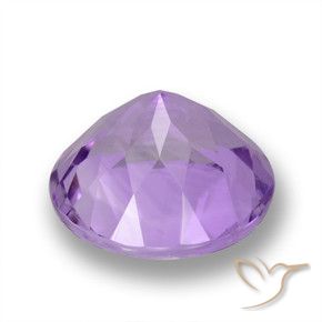 Amethyst Gemstone in 9 mm (calibrated) Size for Sale, Amethyst Stone in Medium Purplish Violet Color