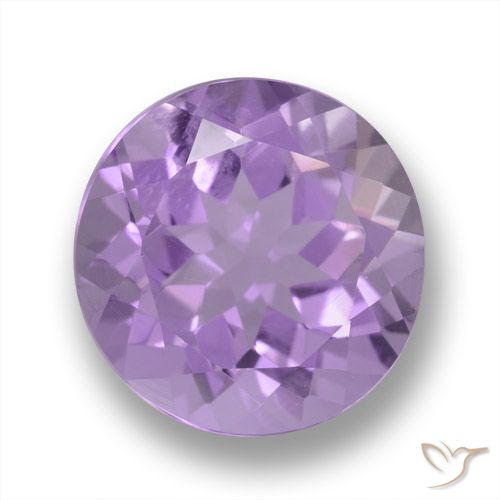 3.27ct Natural Medium Violet Amethyst, Round, VVS