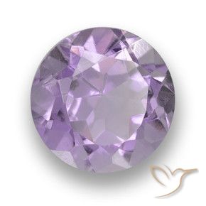 2.78 ct Violet Amethyst Stone, Natural Amethyst in Round Facet Shape for Sale